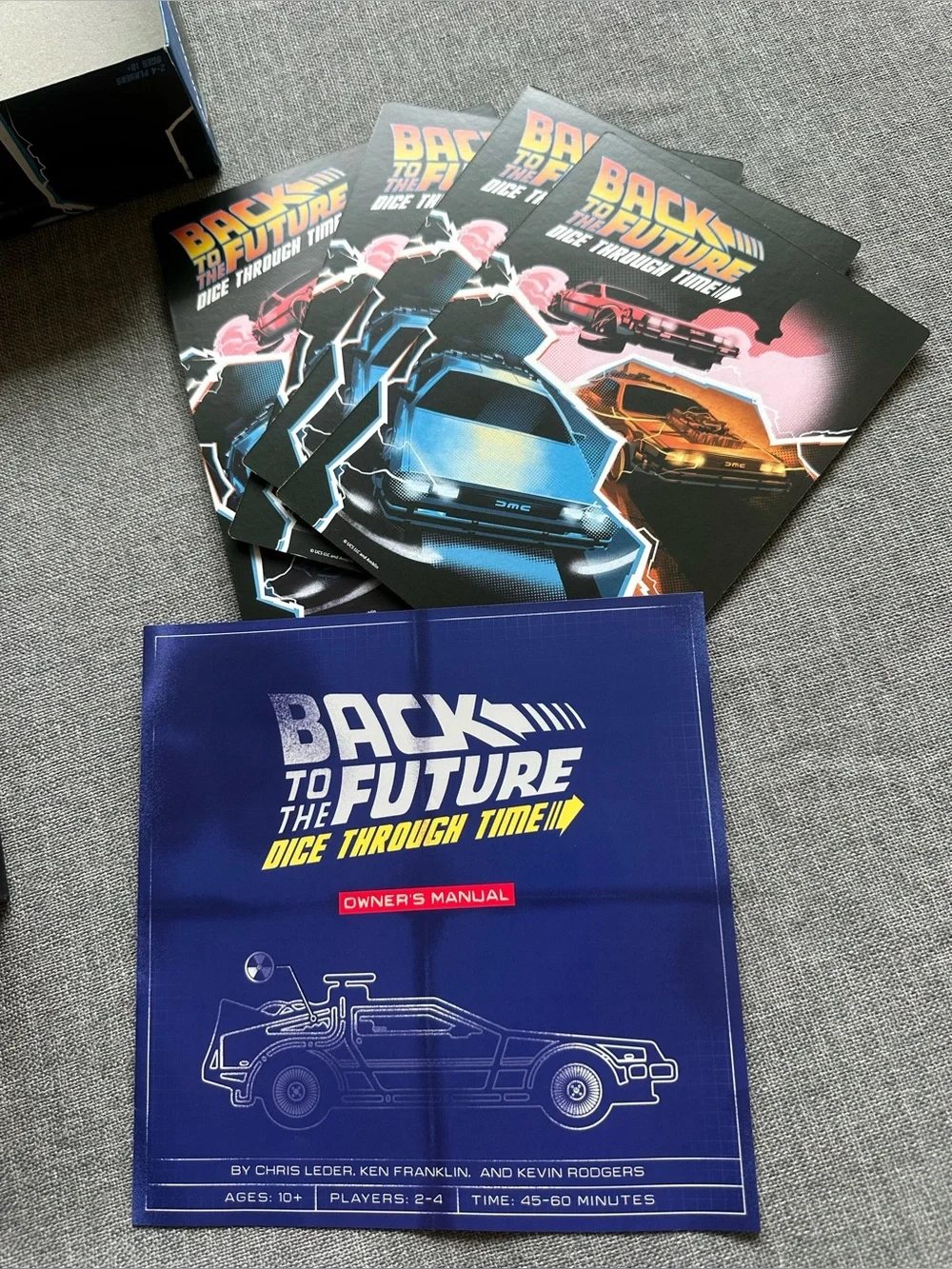 Back To the Future Dice Through Time Board Game